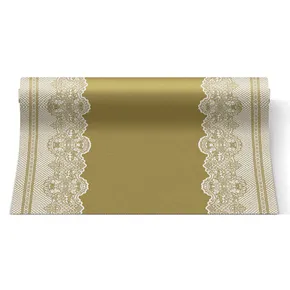 Mittelgürtel PAW AIRLAID 40cm x 24m Royal Lace Gold
